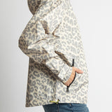 Rain Jacket leo splashes grey/sand