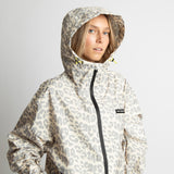 Rain Jacket leo splashes grey/sand