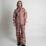 Rain Pants drops mauve/white