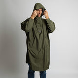 Raincoat solid olive