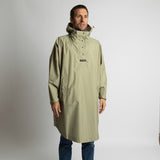 Raincoat solid pale olive