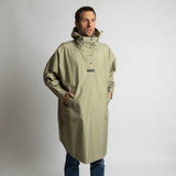 Raincoat solid pale olive