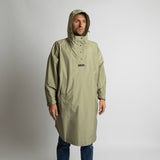 Raincoat solid pale olive