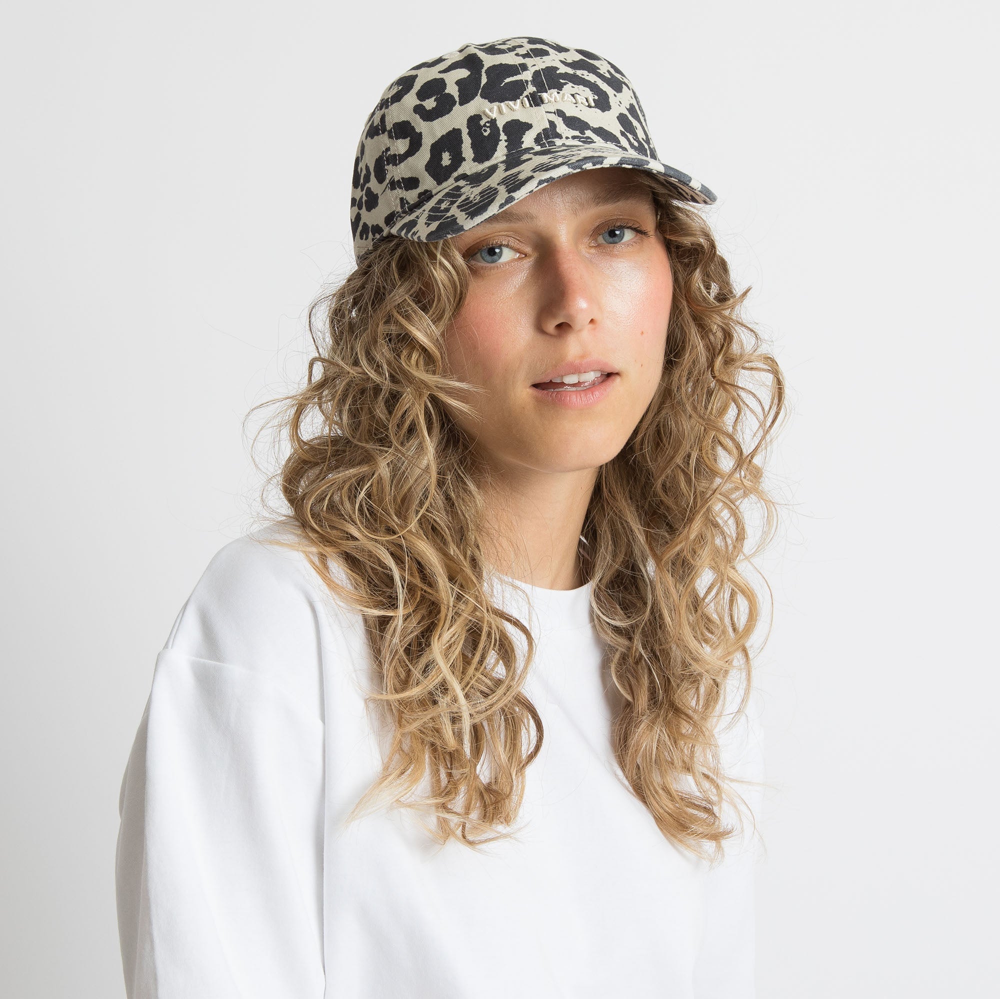 Cap leo splashes black - sand/sand - VIVI MARI