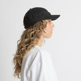 Cap solid black/sand - VIVI MARI