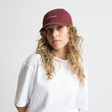 Cap solid wine red/soft pink - VIVI MARI