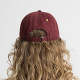 Cap solid wine red/soft pink - VIVI MARI