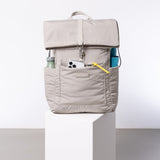 Padded Backpack medium - stone - VIVI MARI