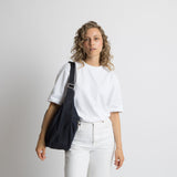 Padded Hip Bag oversized - navy - VIVI MARI