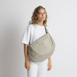 Padded Hip Bag oversized - stone - VIVI MARI