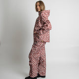 Rain Jacket drops mauve/white - VIVI MARI