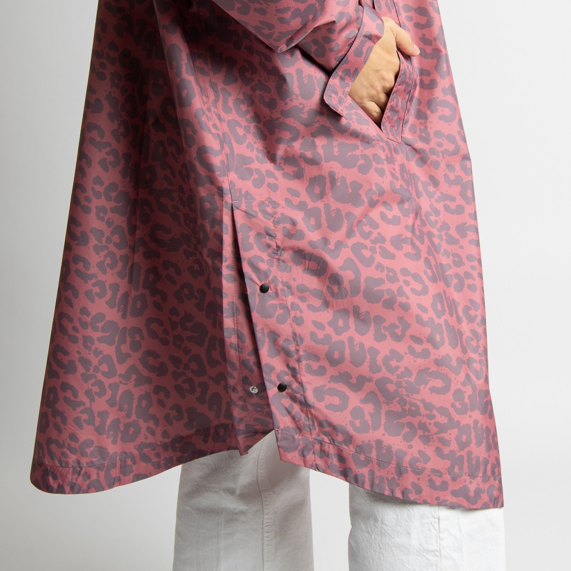 Raincoat leo splashes ash plum/light berry - VIVI MARI