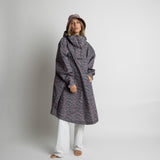 Raincoat leo splashes dark grey/ash plum - VIVI MARI