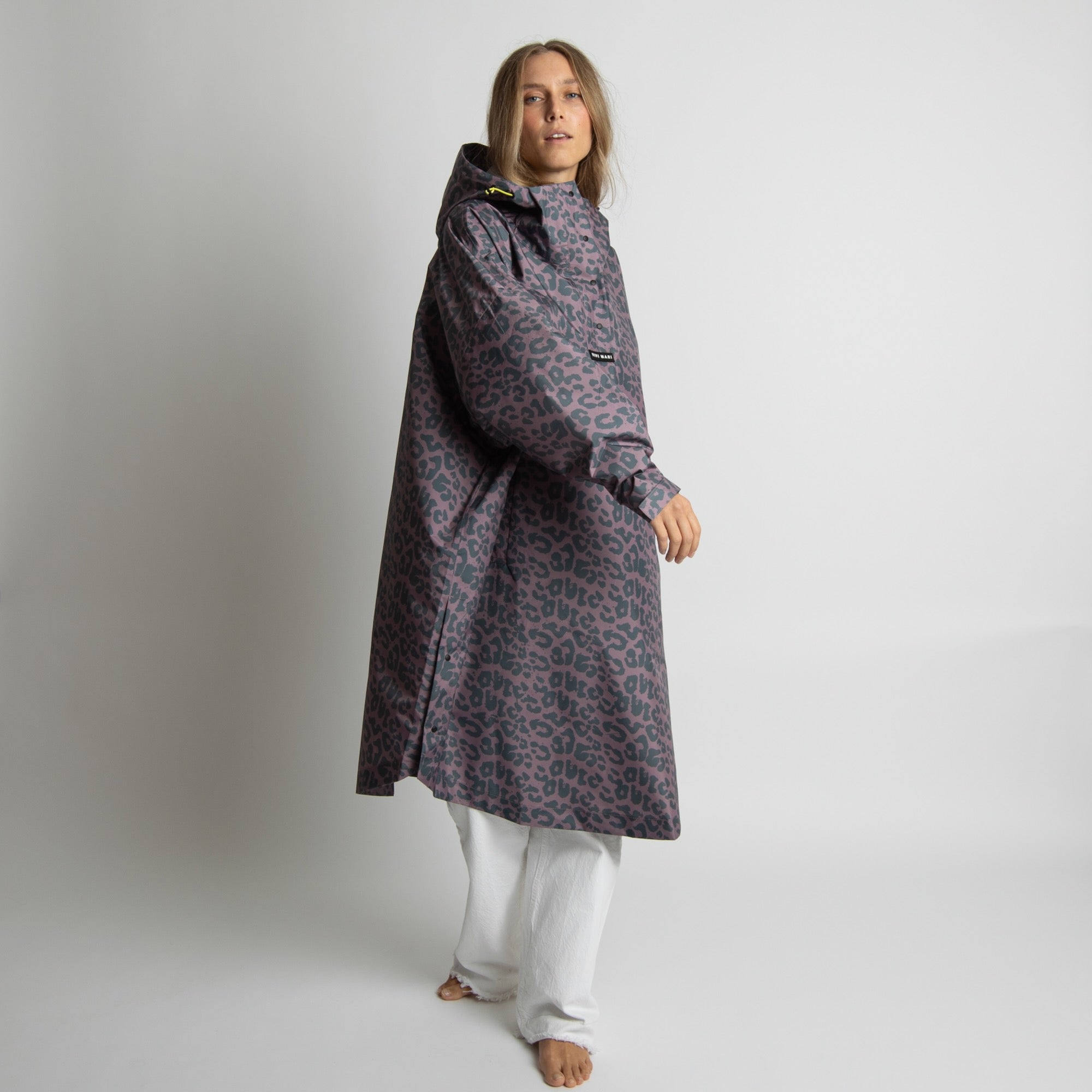 Raincoat leo splashes dark grey/ash plum - VIVI MARI