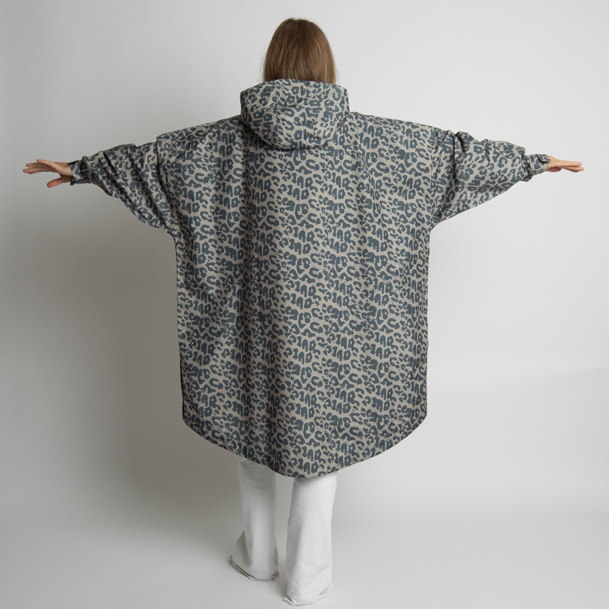 Raincoat leo splashes dark grey/mushroom - VIVI MARI