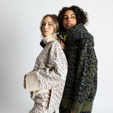 Sweatshirt turtle neck - leo splashes grey/sand - VIVI MARI