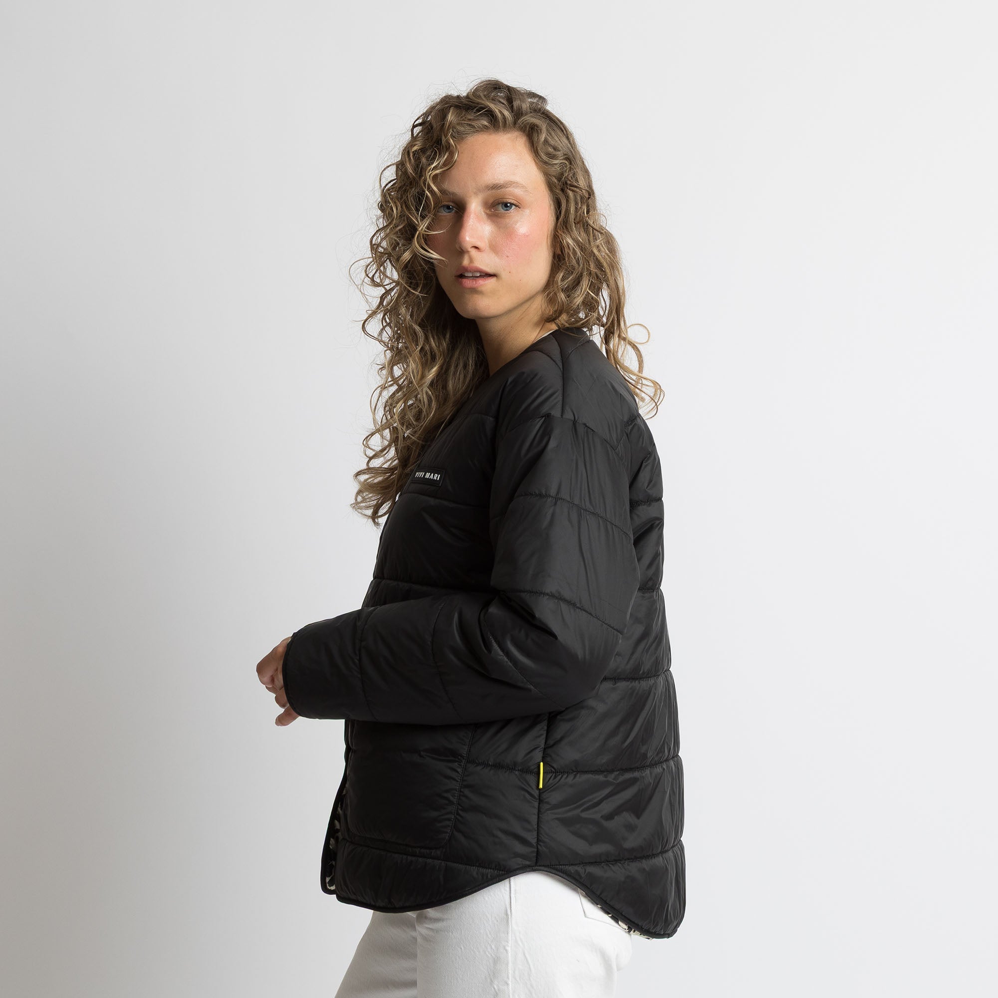Ultra Light Puffer Jacket black/leo black - sand - VIVI MARI