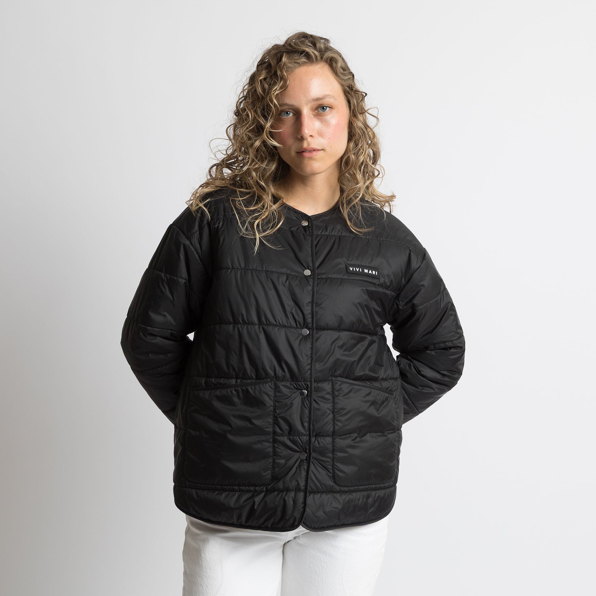 Ultra Light Puffer Jacket black/leo black - sand - VIVI MARI