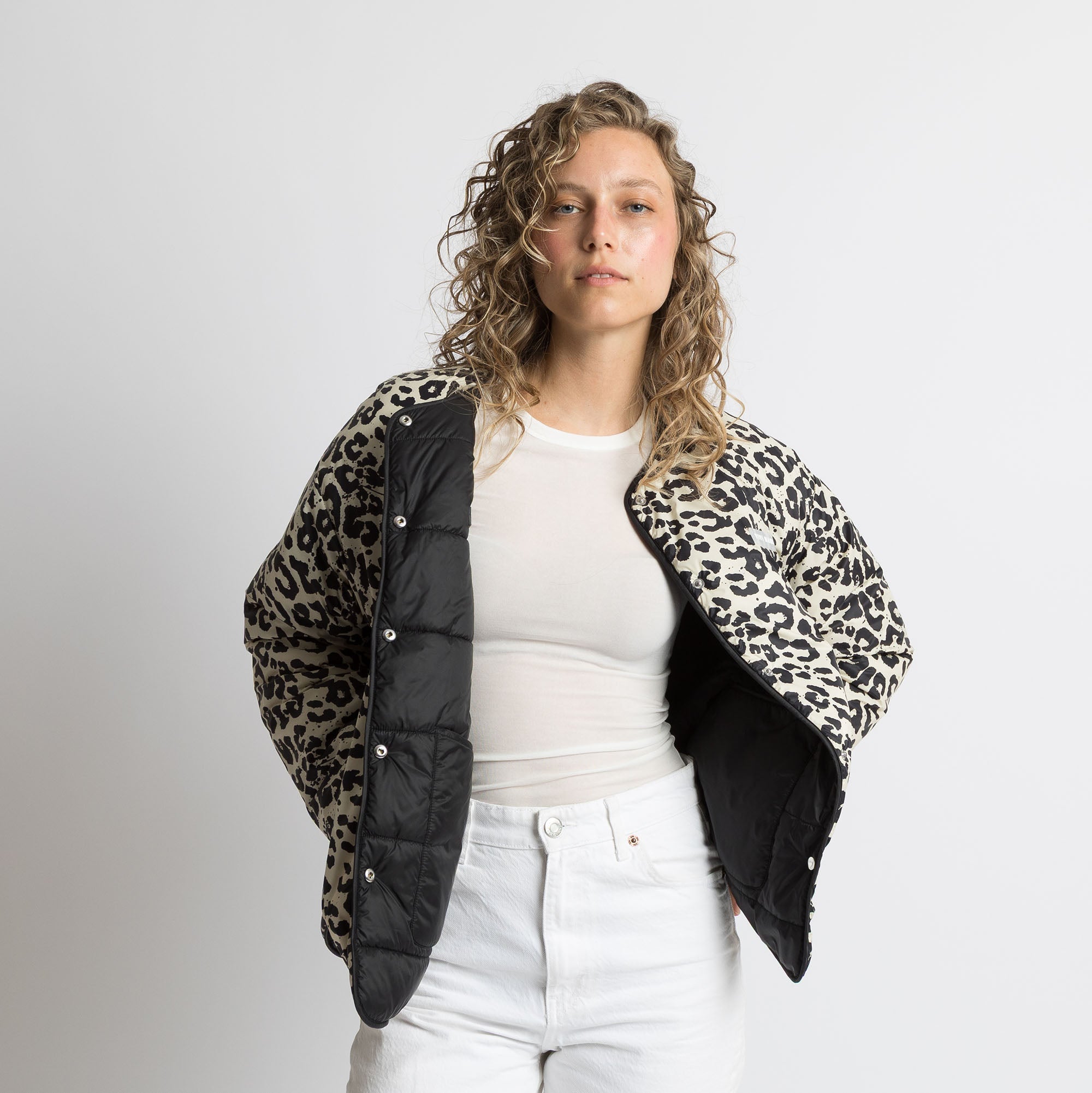 Ultra Light Puffer Jacket black/leo black - sand - VIVI MARI