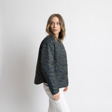 Ultra Light Puffer Jacket navy/leo navy - olive - VIVI MARI
