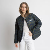 Ultra Light Puffer Jacket navy/leo navy - olive - VIVI MARI