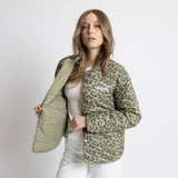 Ultra Light Puffer Jacket pale olive/leo olive - pale olive - VIVI MARI
