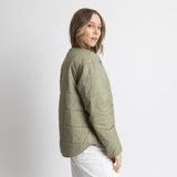 Ultra Light Puffer Jacket pale olive/leo olive - pale olive - VIVI MARI