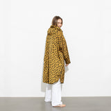 Raincoat drops mustard/black