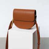 halfmoon bag + strap basic belt - tan