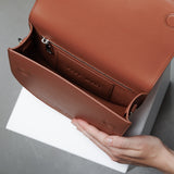 halfmoon bag + strap basic belt - tan
