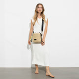 Bucket Bag Straw - black - VIVI MARI