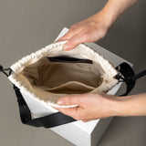 Bucket Bag Straw - black - VIVI MARI