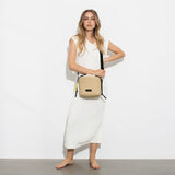 Bucket Bag Straw - black - VIVI MARI