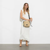 Bucket Bag Straw - black - VIVI MARI