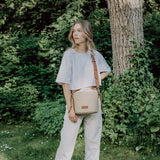 Bucket Bag Straw - tan - VIVI MARI