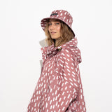 Bucket Hat drops mauve/white - VIVI MARI