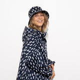 Bucket Hat drops navy/white - VIVI MARI