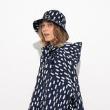 Bucket Hat drops navy/white - VIVI MARI