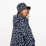 Bucket Hat drops navy/white - VIVI MARI