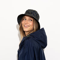 Bucket Hat leo splashes navy/olive