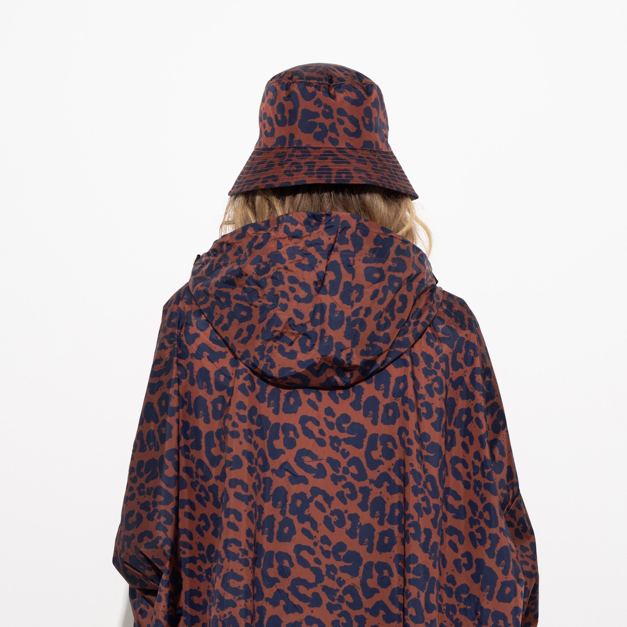Bucket Hat leo splashes navy/rust - VIVI MARI