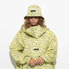 Bucket Hat leo splashes yellow/grey - VIVI MARI