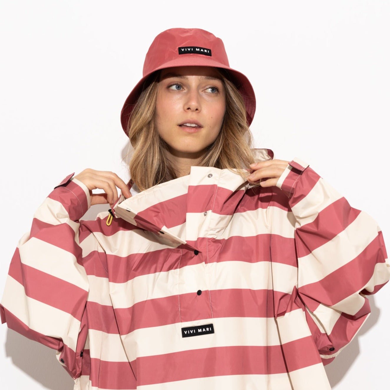 Bucket Hat solid blush - VIVI MARI