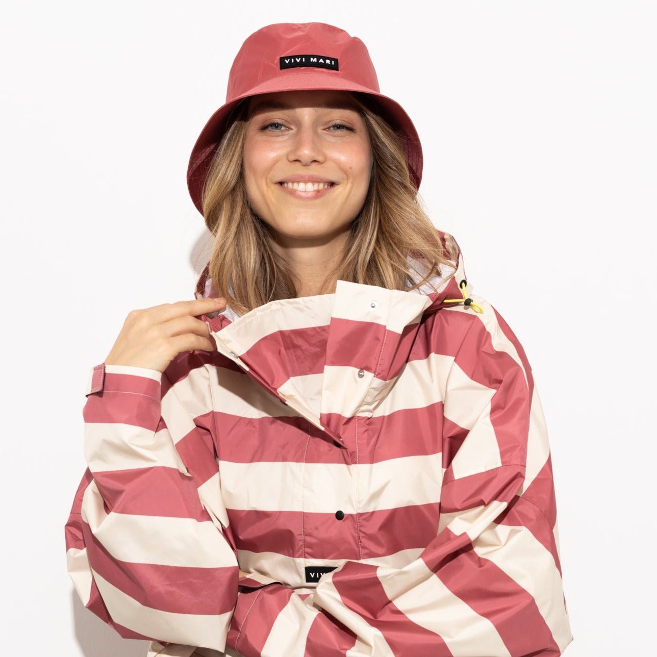 Bucket Hat solid blush - VIVI MARI