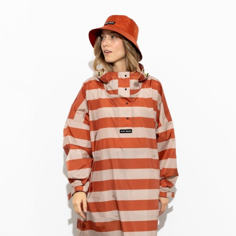Bucket Hat solid cinnamon - VIVI MARI