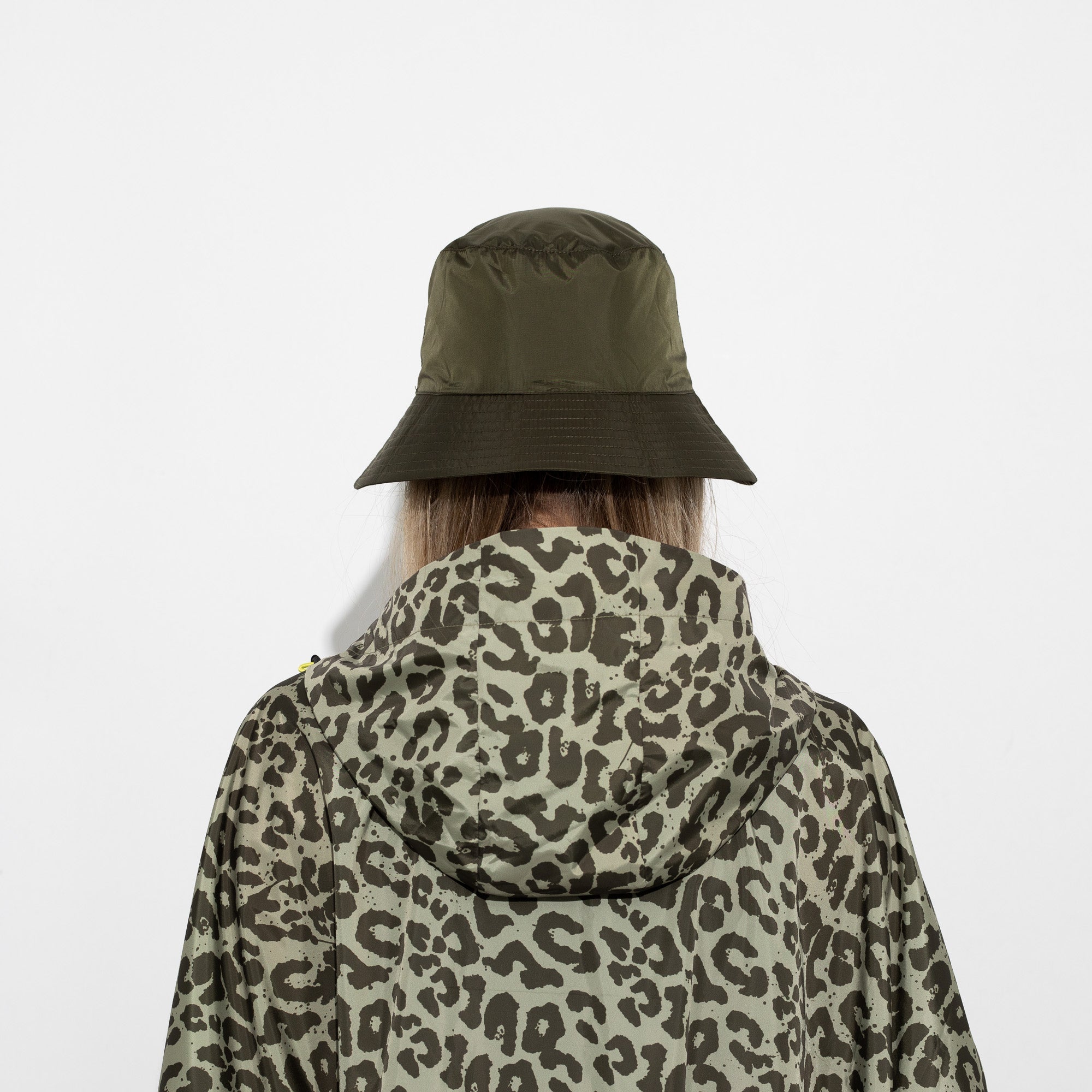 Bucket Hat solid olive - VIVI MARI