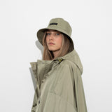 Bucket Hat solid pale olive - VIVI MARI