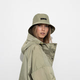 Bucket Hat solid pale olive - VIVI MARI