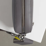 crossbody bag small + strap basic woven - taupe - VIVI MARI