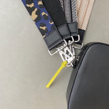 crossbody bag + strap basic woven - black - VIVI MARI